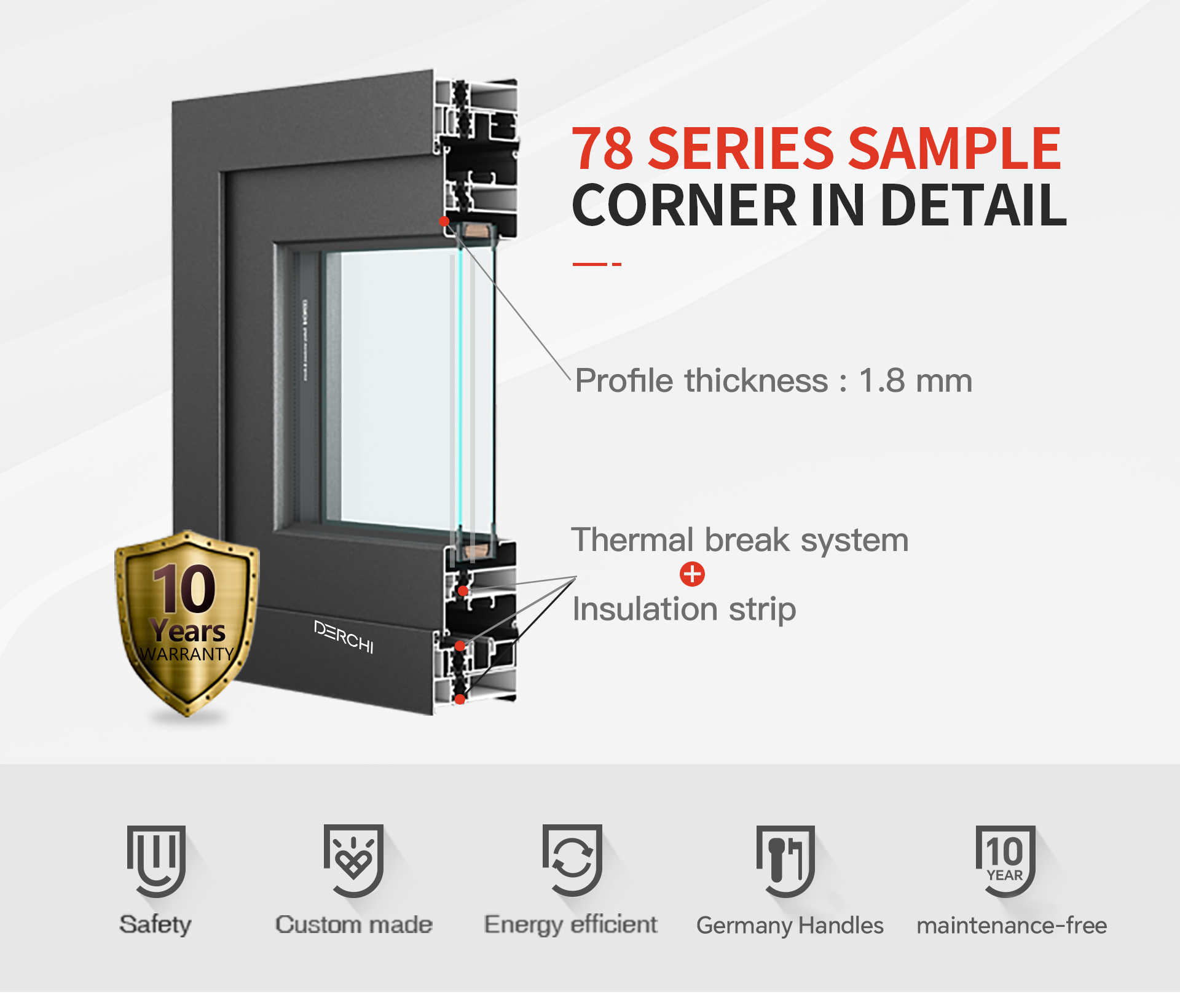 Hot Sale Indoor Aluminum windows and Doors Exterior Balcony Soundproof Double Glass Bi Fold Doors White Grey Black