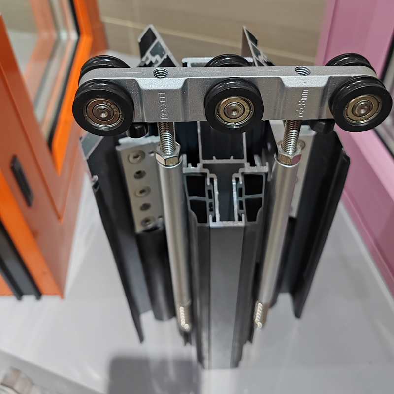 Heavy Duty Aluminum Alloy Folding Glass Door for Terrace Balcony Kitchen