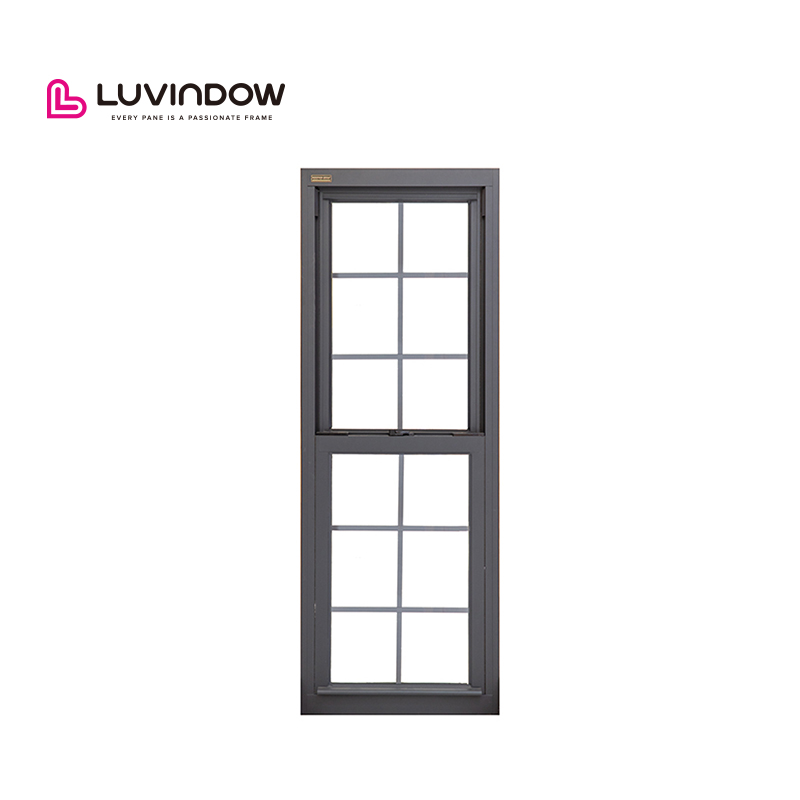 Australia Aluminum Top Sash Low E Glass Single Moser Top Anderson Double European Style Single Hung White Color Slide Window