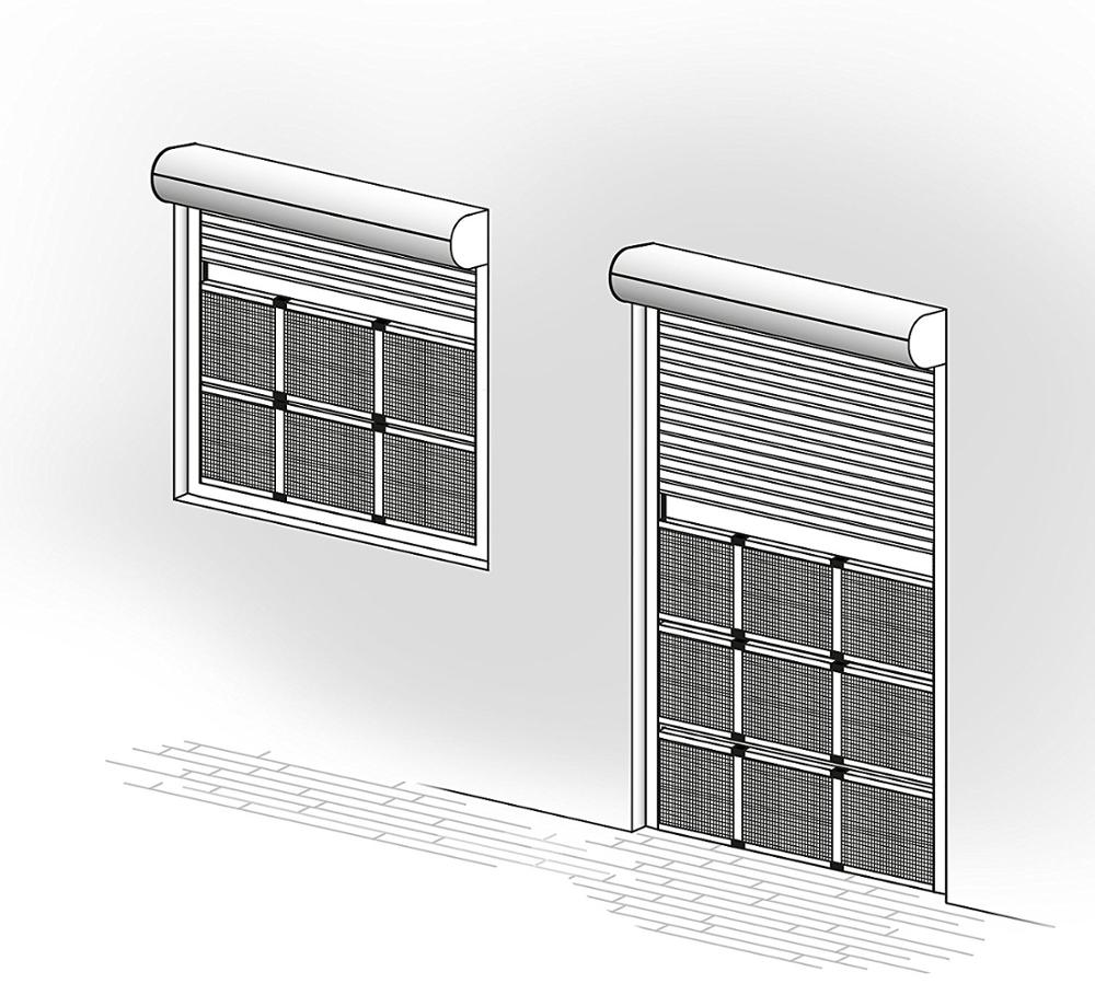 Aluminium Window Profile Extensible Sliding Insect Screen Mosquito Net Frame Durable Ventilation Customized Size Modern Home Use