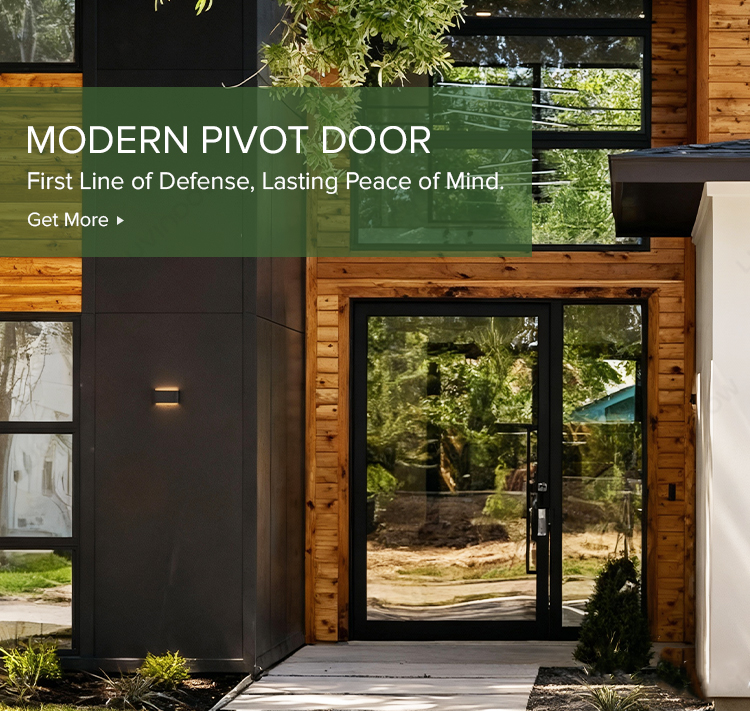 Modern Pivot Door Architectural Entrance