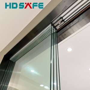 Modern Frameless Glass Interior Partition Sliding Door