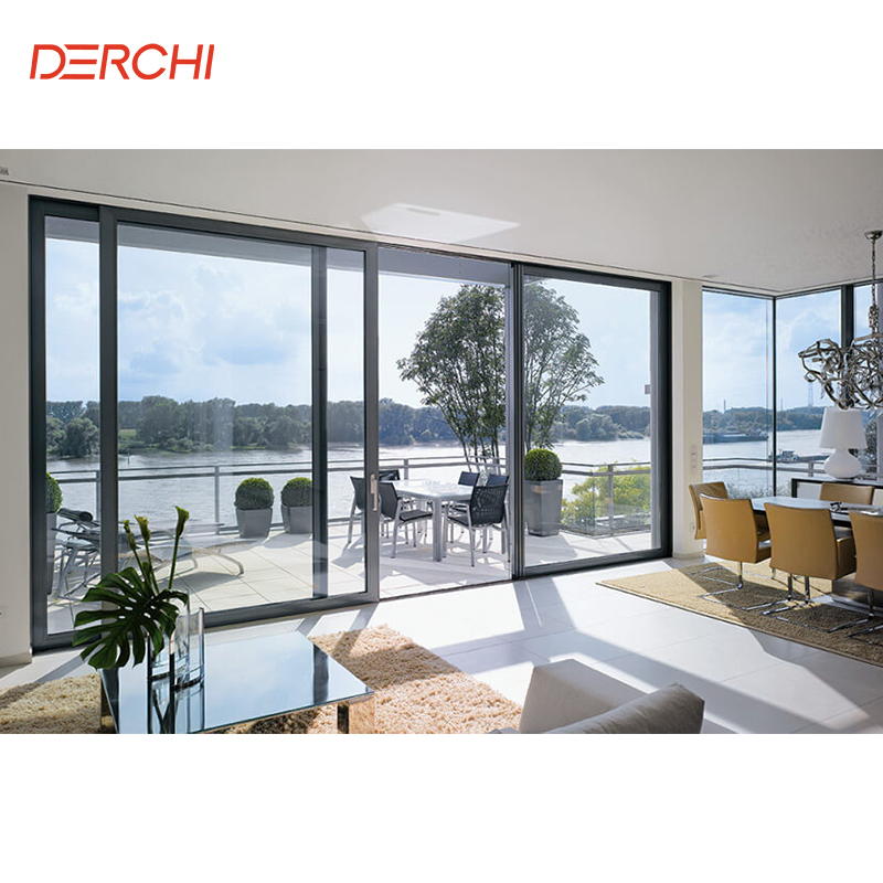 Residential House Commercial Florida Certification Aluminum Hurricane Impact Glass Doors Miami Dade Hurricane Sliding Door