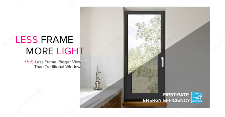 Triple Low-E Glass and Slim Aluminum Frames