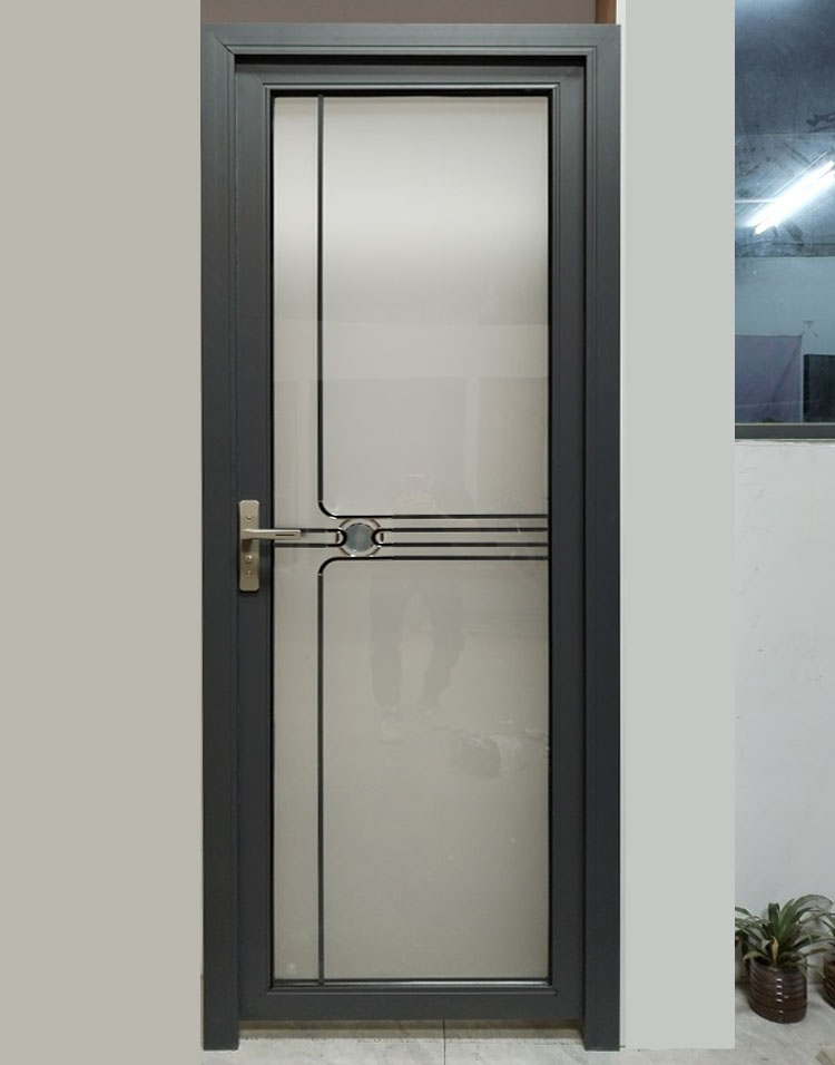Minimalist Aluminum Glass Door Design 2