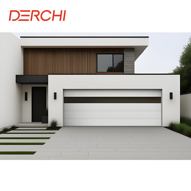 Wholesale 16x7 8x7 Cheap Sectional Garage Doors Automatic Panel Garage Door Modern Design Overhead Garage Doors
