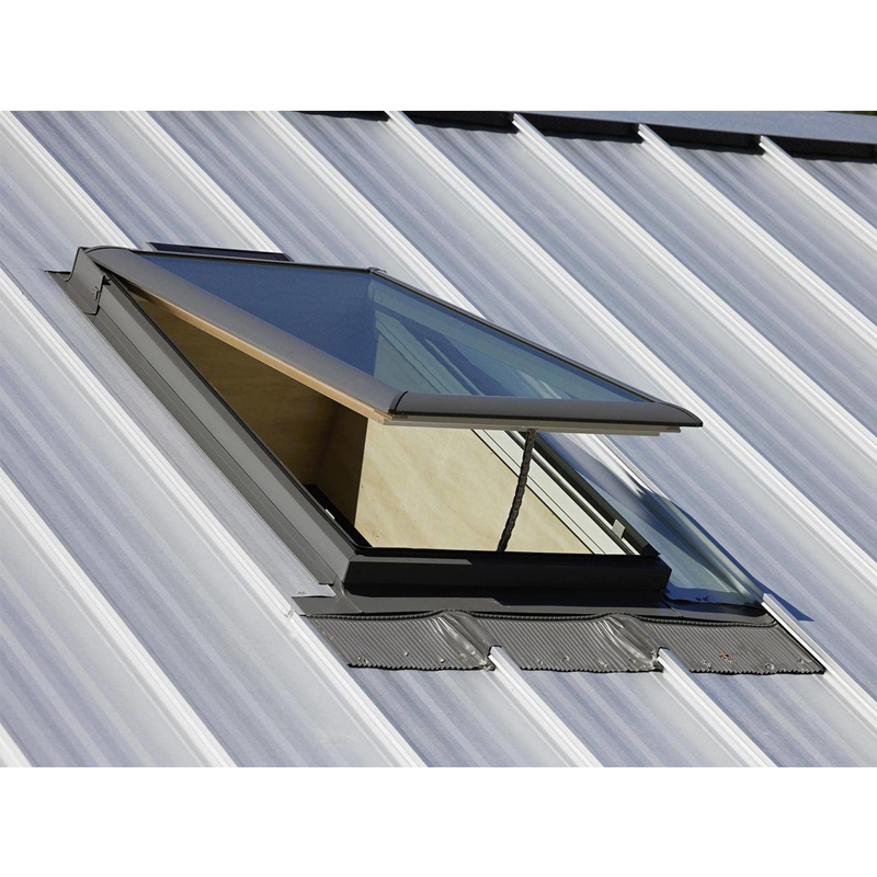 Electric Sliding Automatic LED Blue Glass Roof Skylight With Aluminum Alloy Frame High Quality