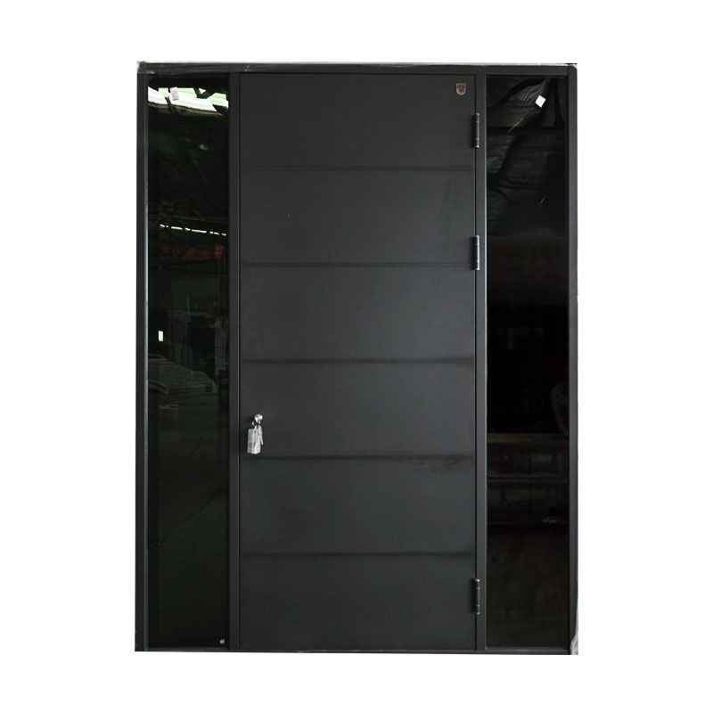 Hot Sale Security Steel Single Gate Door Exterior Metal Security Front Entry Doors for Houses