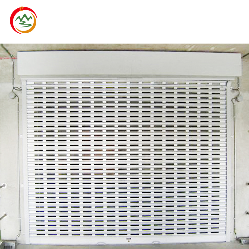 Modern Industrial Design Outdoor Aluminum Alloy Rolling Grill Windproof Automatic Rolling Shutter Door Professionally Finished