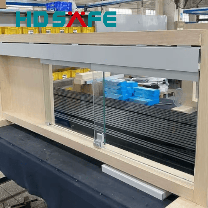 Factory Customized Modern Frameless Glass Door Interior Office Tempered Glass Partition Sliding Door System