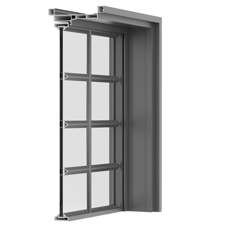 Hihaus Aluminum Casement Door Interior Bathroom Waterproof and Moisture-proof Glass Door