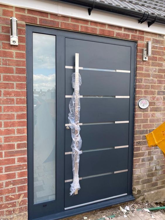 Hot Sale Security Steel Single Gate Door Exterior Metal Security Front Entry Doors for Houses