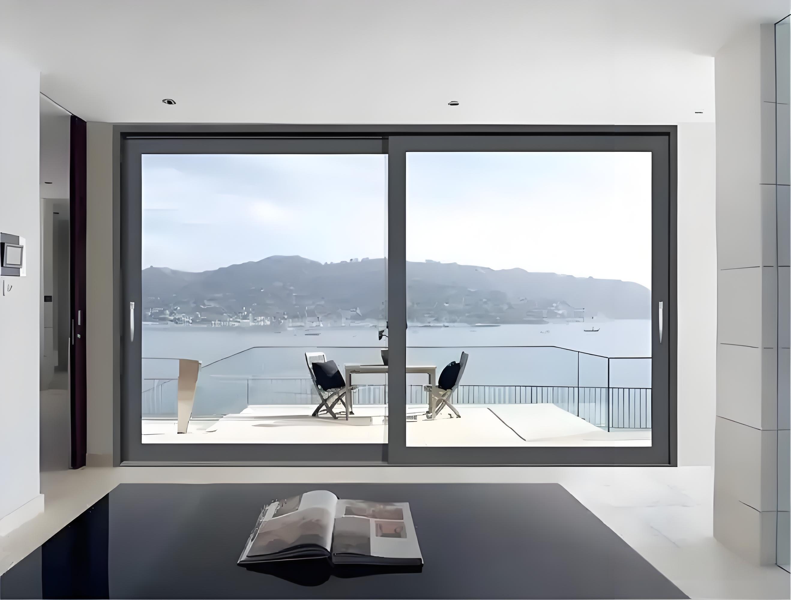 Minimalist Design Heavy Duty Sliding Door House Exterio Patio Aluminum Door Beautiful Balcony Sliding Glass Doors
