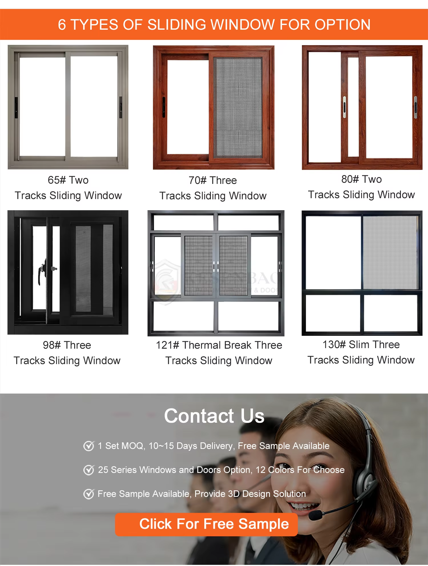 Hurricane Impact CE Rated Double Glazed Modern Aluminum Sliding Windows for Coastal Houses