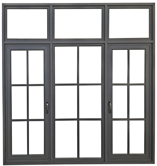 Hurricane Impact Windows Aluminium Casement Windows Swing Customized Miami Approval Casement windows