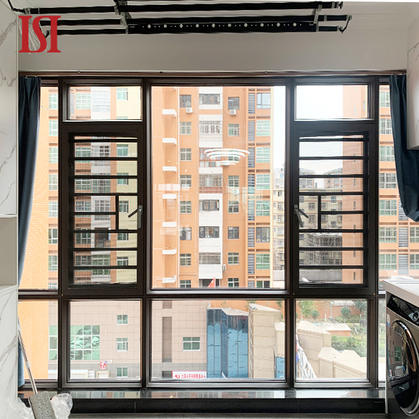 Top Brand High-Performance Double Glazed Aluminum Casement Window Louver Minimalist Design with Tempered Glass Screen
