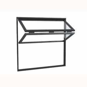 New Innovation Aluminum Alloy Vertical Folding Frameless Bifold Window Modern Design Exterior Balcony Kitchen Soundproof Thermal