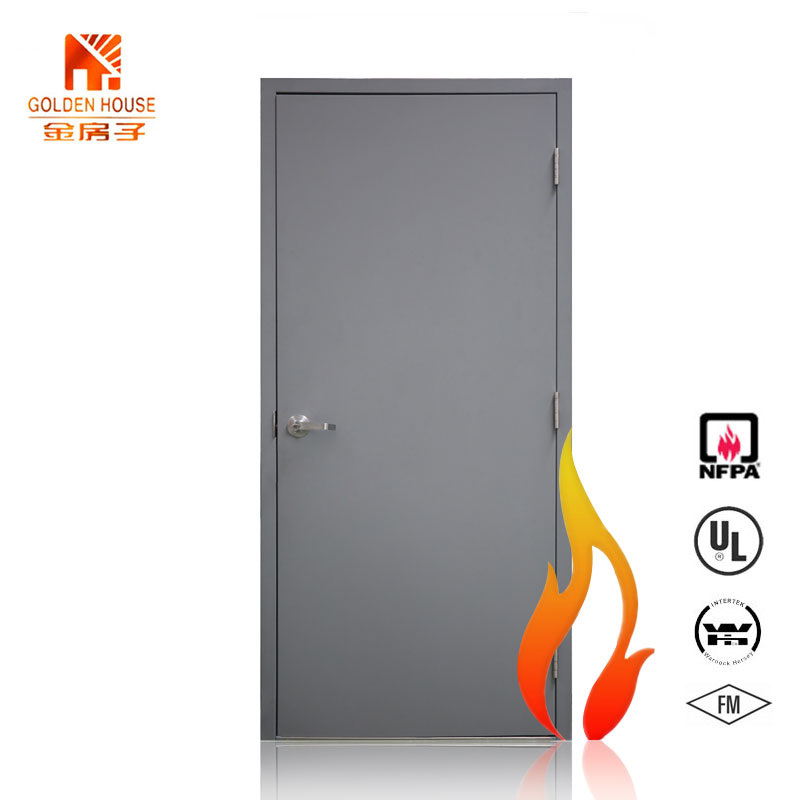 USA Standard Modern Finished Steel Fire Proof Exterior Doors For Hotel