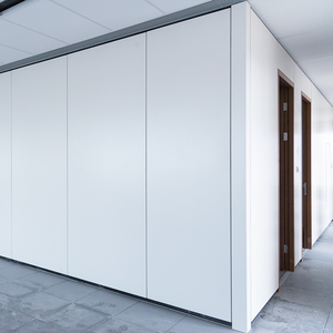 Steel Office Partition Wall System Sliding Aluminum Partitions Meeting Room Conference Space Privacy Divider