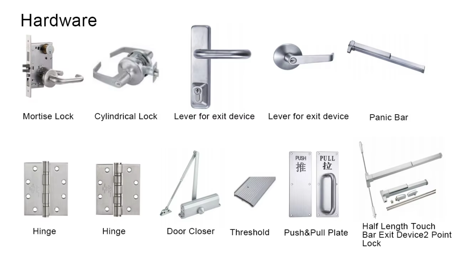 USA Standard Anti-Break Steel Front Entry Door Sound Insulation Metal Security Door With Multi-Point Lock