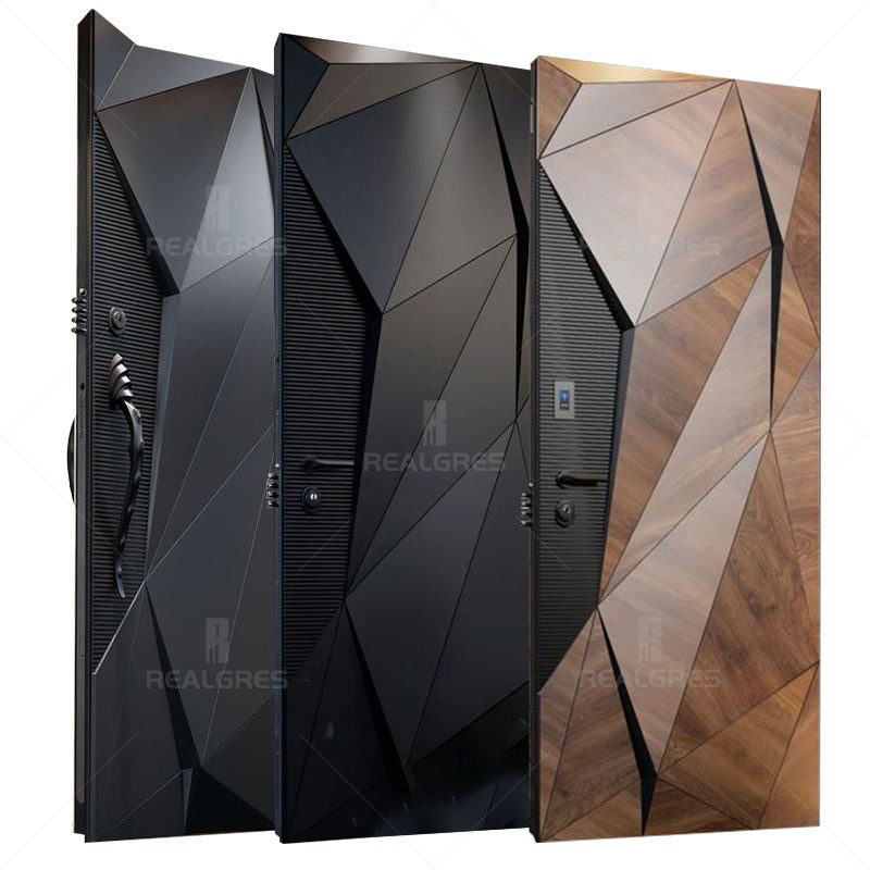 Alucasa Modern Design New Style Entrance Pivot Front Aluminum Door Luxury Villa Modern Glass Door For Houses