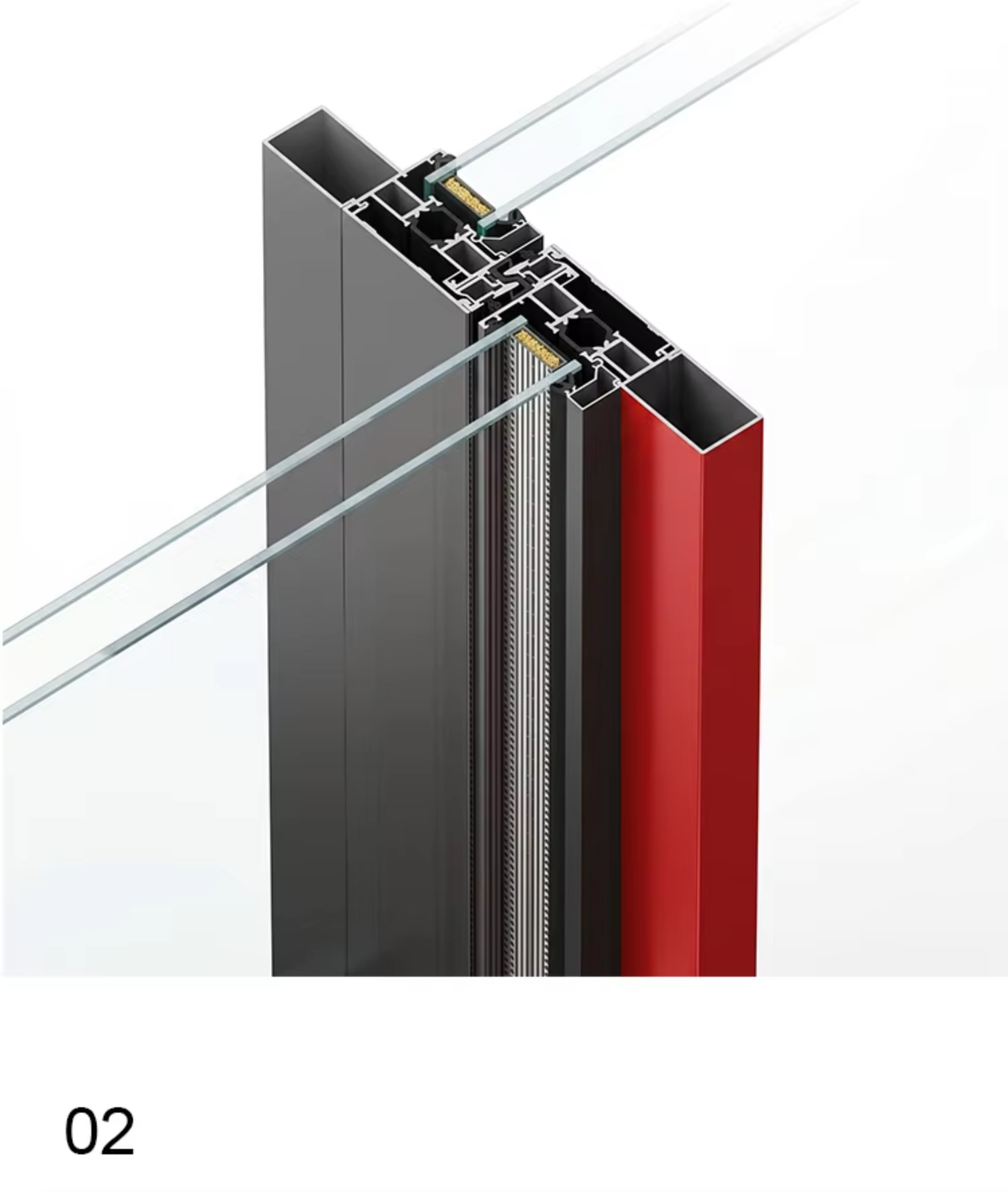 French Style Aluminum Sliding Doors with Grid Design Patio Door