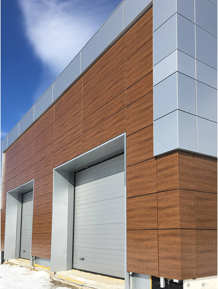 PVDF Coated Timber Look Modern Aluminum Composite Door 3mm/4mm ACP Sheets for Kitchen Bedroom Hotel Use Waterproof Lightweight