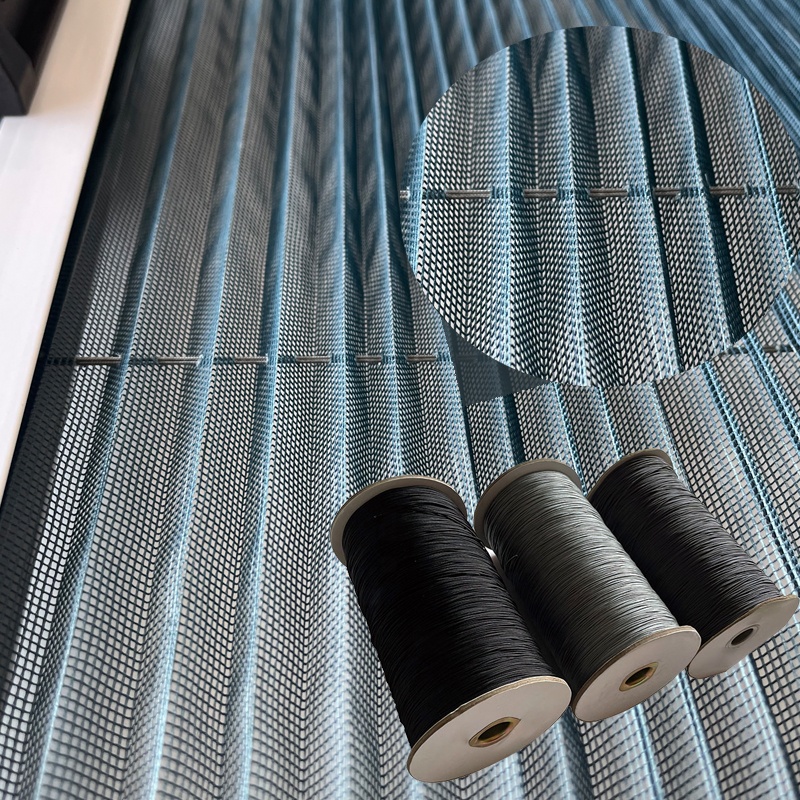 Anti Mosquito Bug Retractable Plisse Net Window Aluminum Alloy Frame Pleated Insect Screen Door Folding Sliding Screen Door