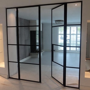 Black French Steel Glass Crittall Style Patio Door