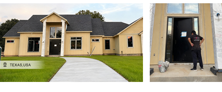 Modern Villa Entry Door Alvin TX