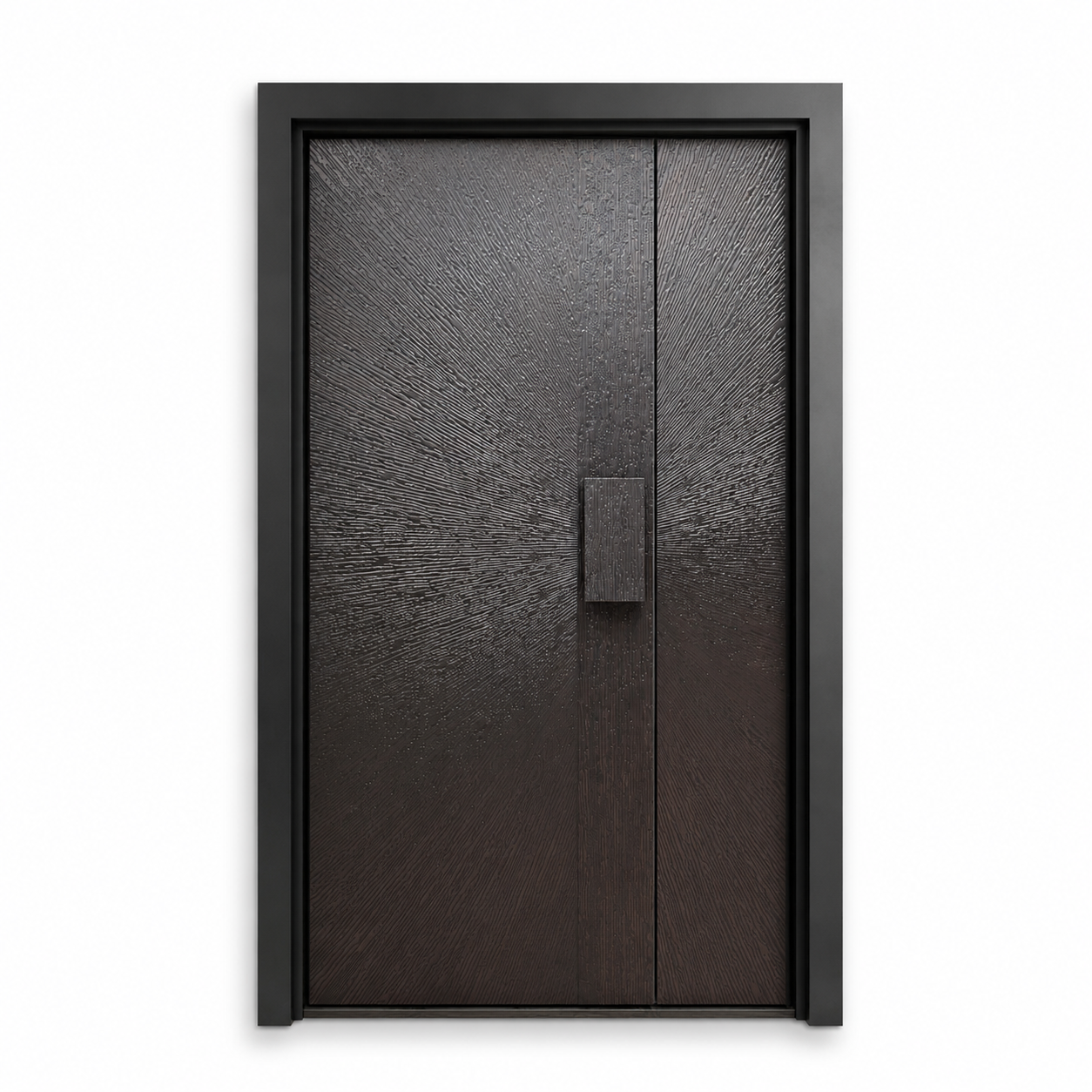 Modern Cast Aluminum Villa Entry Door Weather Resistant Anti Burglary Main Door Multiple Lock Option For Residential Building