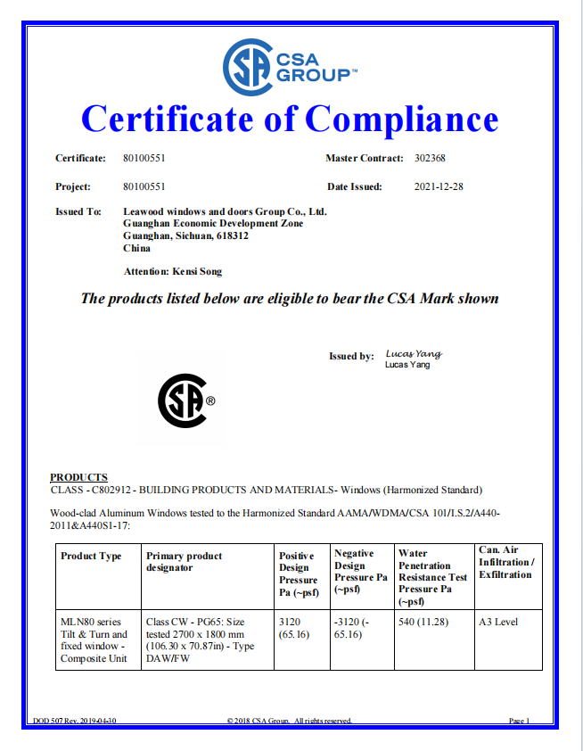 Patent Certificate 1