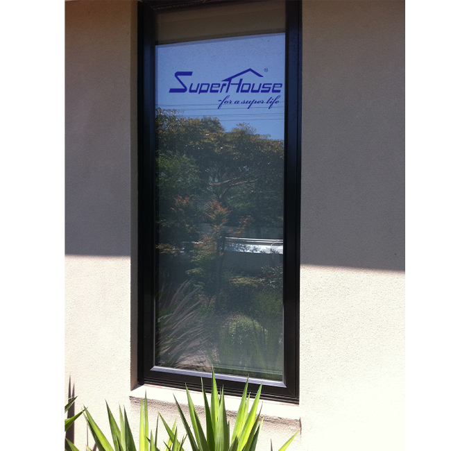 Aluminum Window With Fixed Glass Aluminium Fixed Window Double Templed Glass windows Hotel Doorfix Window