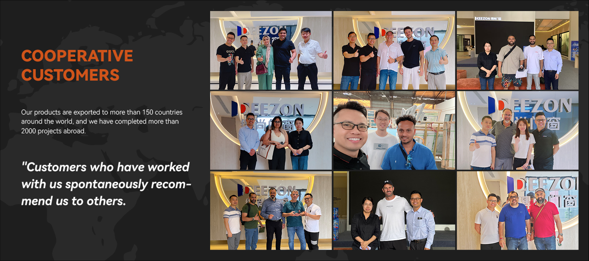 Customer Visits and Collaboration