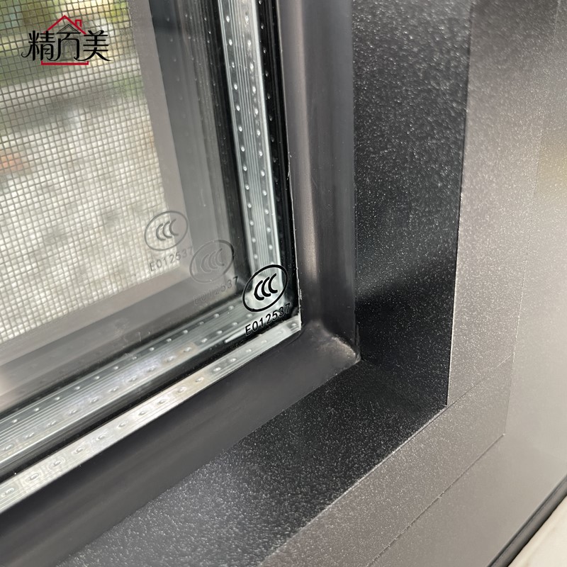 Custom High End Villa 6063 T5 Aluminum Alloy Profile 92mm Frame Depth 40mm Thermal Break Reinforcement Link System Window