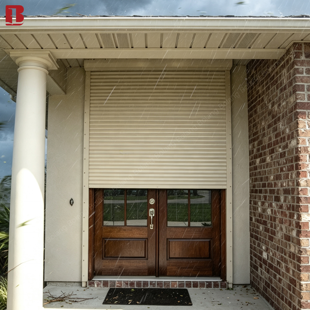 Bolang Hurricane Proof Garage Door Electric Roller Shutter Door Roll up Windows Aluminum Alloy WIFI Smart Control Island Typhoon