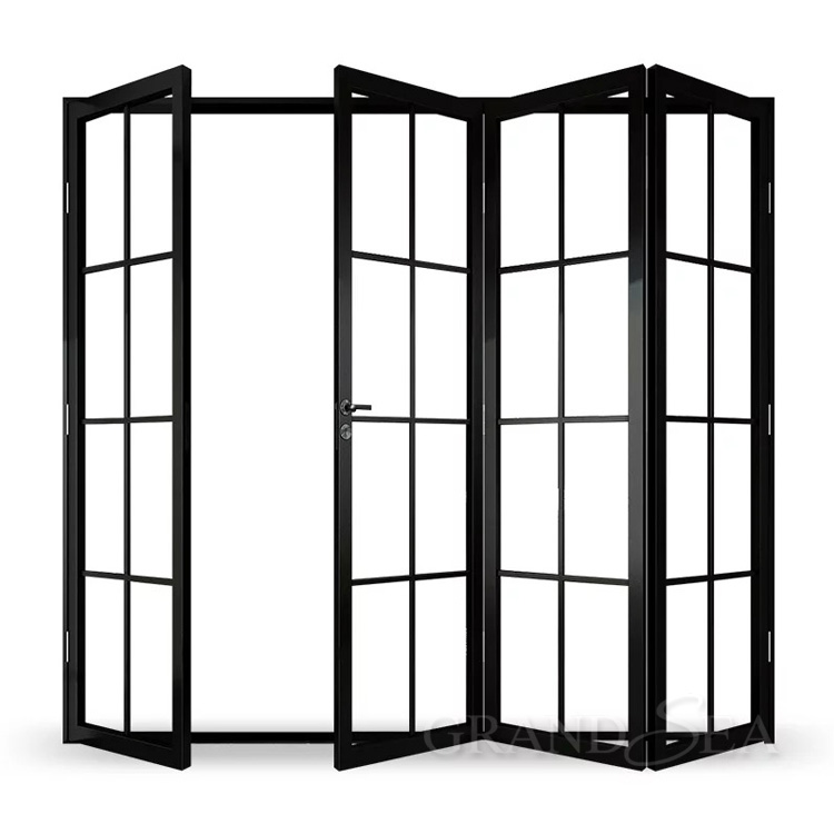 Super Seal Veranda Bifold Doors Accordion Stacking Accordion Doors for Laundry Room