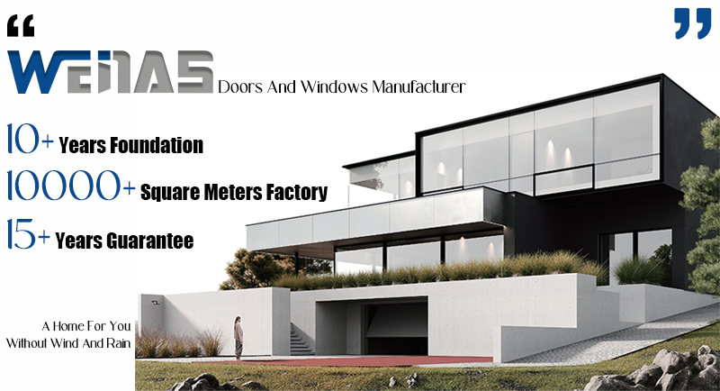 Stable Double Glass Soundproof Windproof Aluminium Heavy Duty Exterior Sliding Door