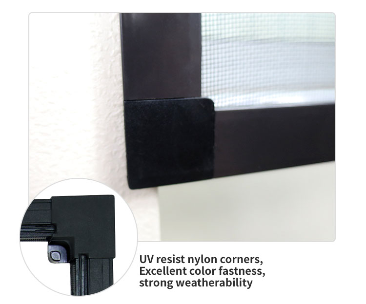 Door Window Screens Custom Removable Aluminum Frame Screen Window Fiberglass Anti Dust Insect Fly Mosquito Window Screen Mesh