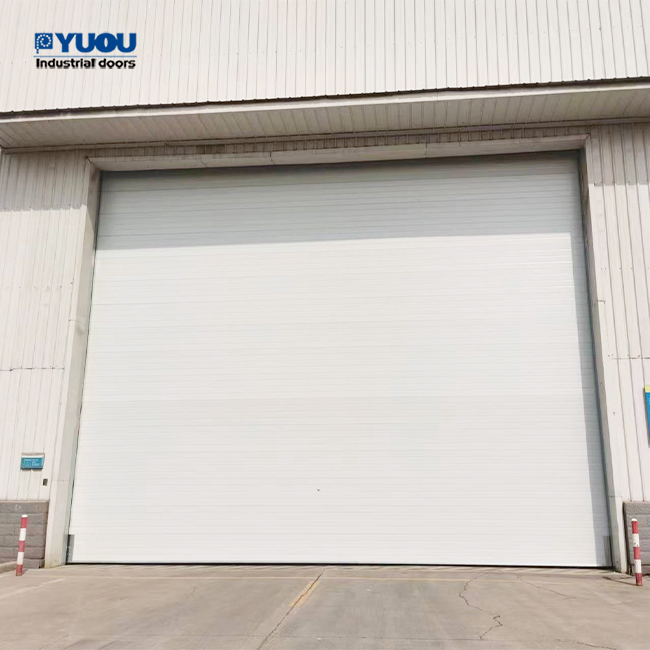Supports Various Buildings Long-Term After-Sales Support Security Thermal Insulated Customized Overhead Sectional Door