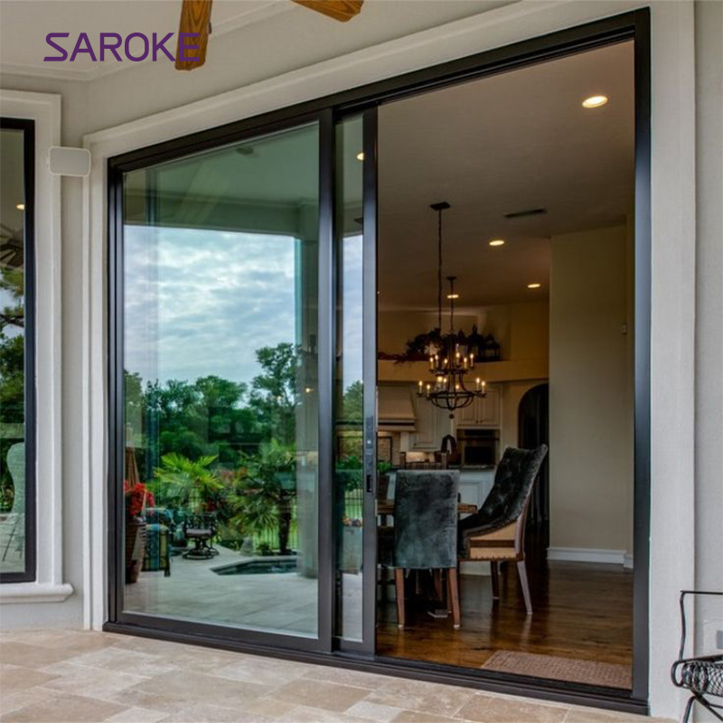 Lifting Broken Bridge Large Lift Sliding Patio Double Glazed Aluminum Sliding Doors