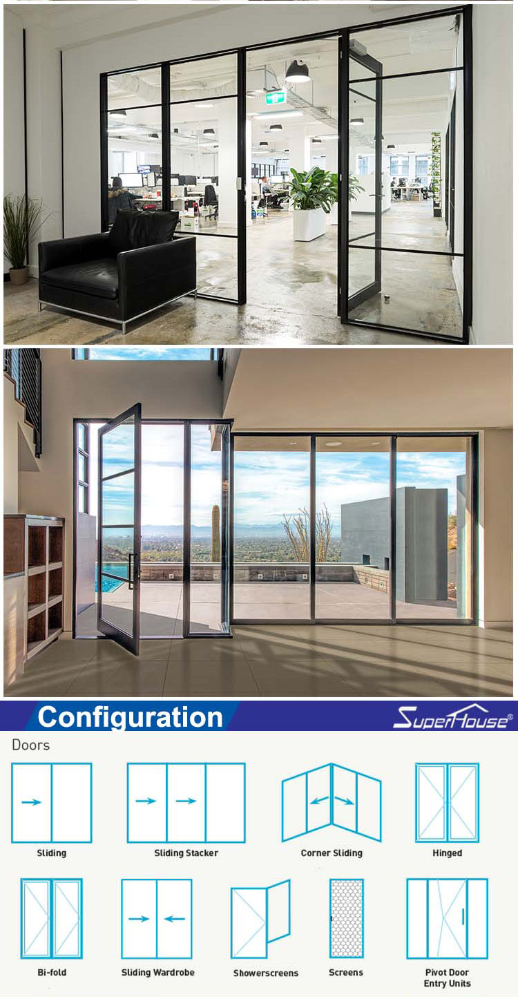 Superhouse Economical Exterior Aluminium Louver Swing Out Door