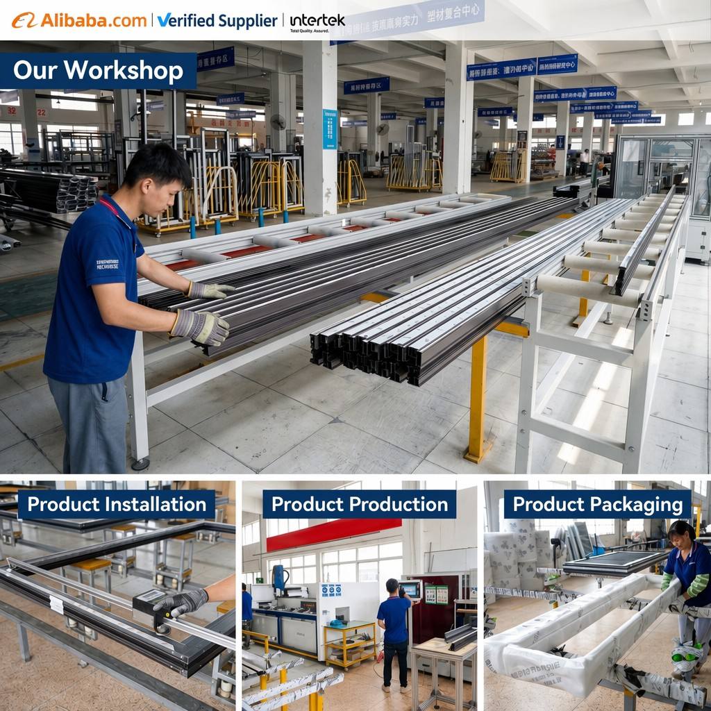 Factory Sale Energy Saving Bifold Aluminum Doors Hurricane Impact Double Glazed for Residential Courtyard