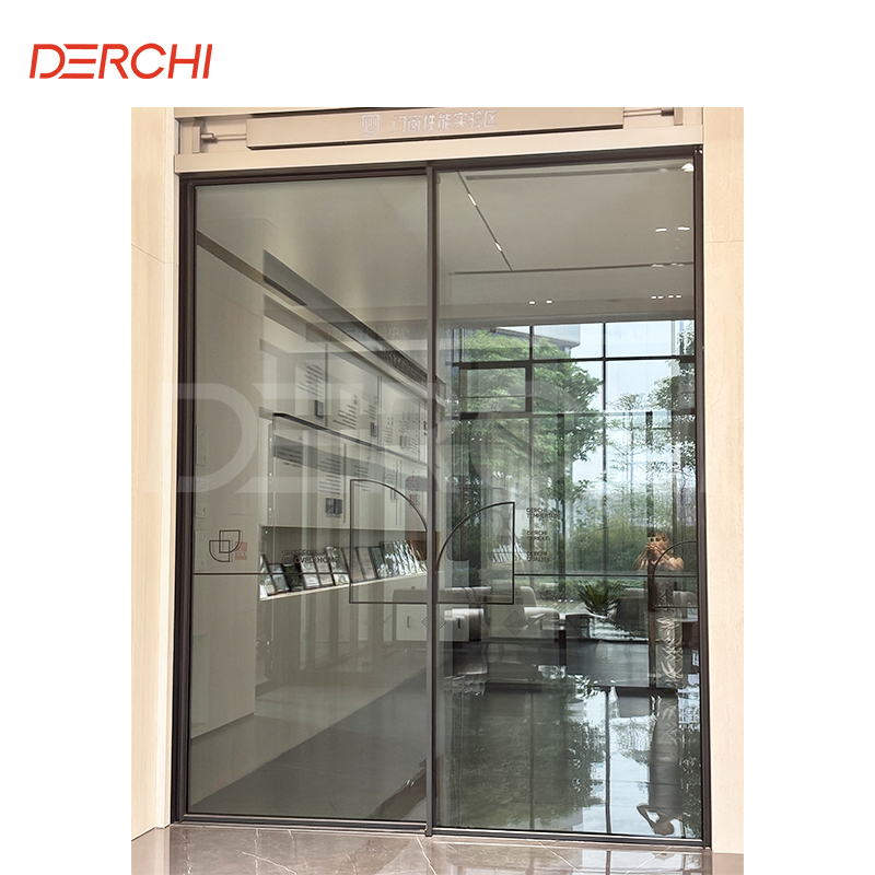USA CA Factory Wholesale Aluminum Sliding Door Design Double Glazed Balcony Sliding Door Screen Upward Patio Sliding Doors