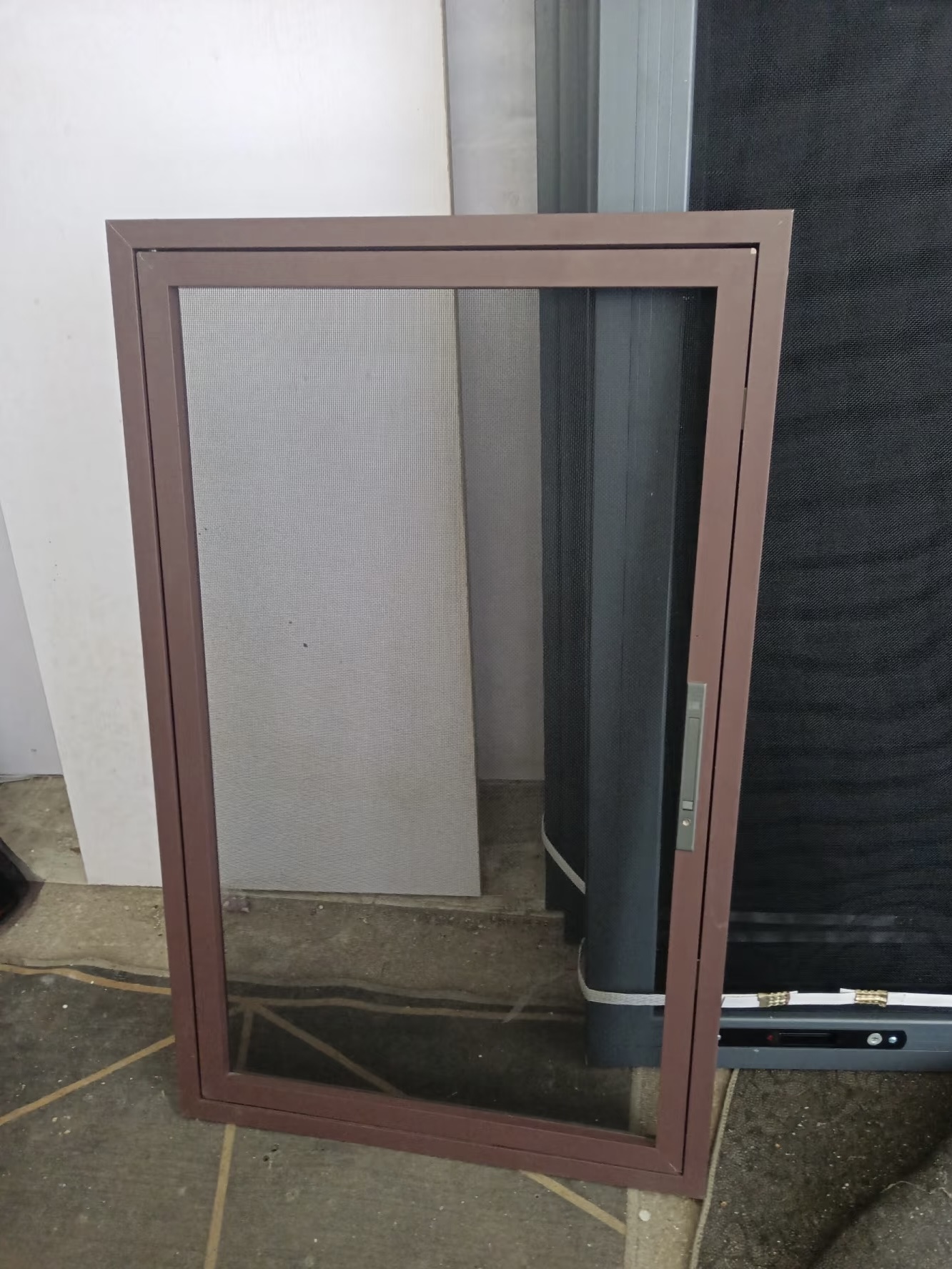 High Quality Modern Outdoor Anti-Mosquito Anti-Fly Insect Screen Window Aluminum Alloy Frame Easy Install Door