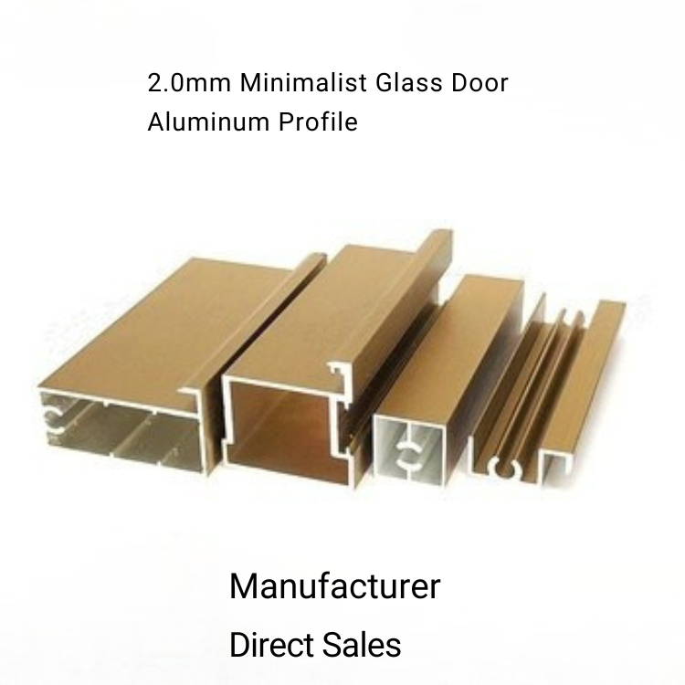 20 Minimalist 6000 Series Alloy Wardrobe Sliding Door Ultra-narrow Glass Frame Light Luxury Swing Door