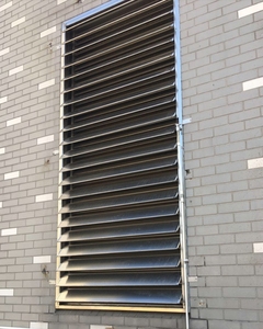 Modern Motorized Aluminum Alloy Louvered Blade Adjustable Louver Windows Outdoor Horizontal Jalousie Window Shutters Mesh
