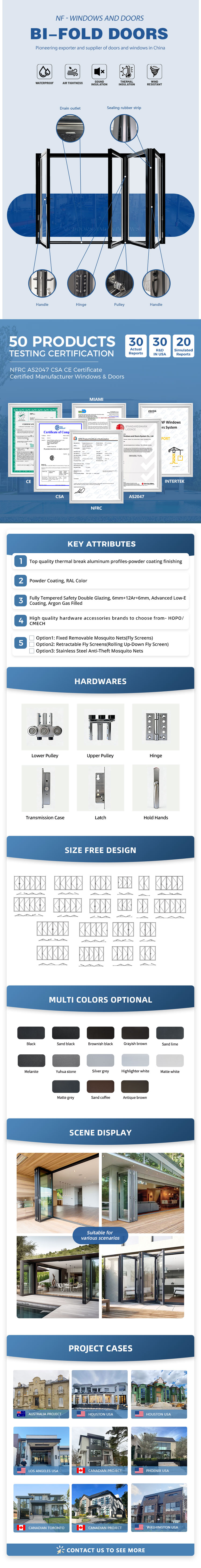 Aluminium Folding Door Details