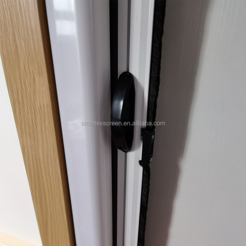 DIY Retractable Screen Door Fiberglass Mesh Roll Up Mosquito Net Door Easy Installation For Home And Patio Use