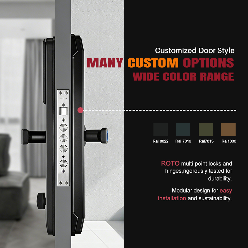 Aluminum Alloy Sliding Windows & Doors Glass Casement Windows Modern Design Hotel Use